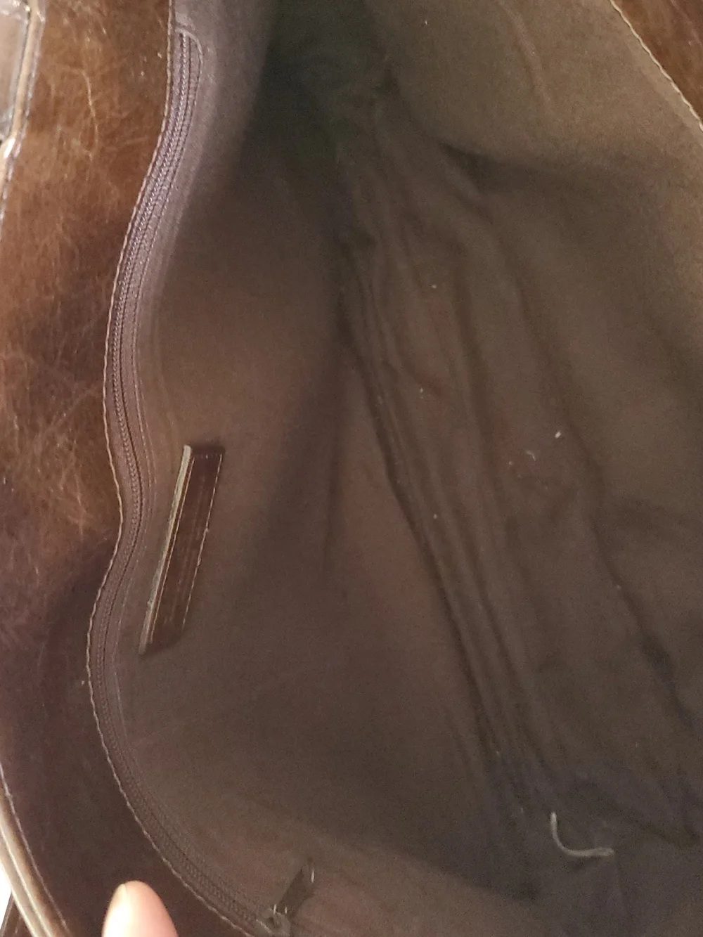 Brooks Brotherd Vintage Brown Leather Satchel